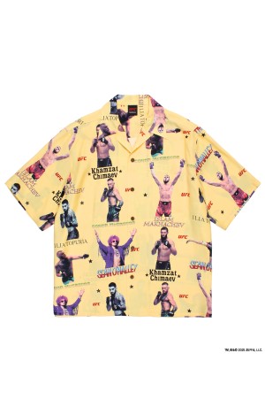 UFC / S/S HAWAIIAN SHIRT ( TYPE-1 ) / YELLOW (UFC-WM-HI01)