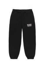 WASHED MIDDLE WEIGHT SWEAT PANTS / BLACK (26SS-WMC-SP02)