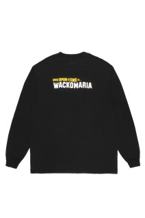 WASHED HEAVY WEIGHT CREW NECK LONG SLEEVE T-SHIRT ( TYPE-3 ) / BLACK (26SS-WMT-LT05)