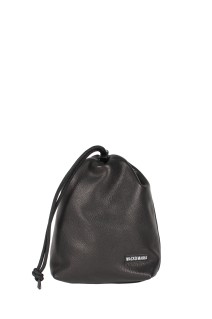 LEATHER POUCH / BLACK (26SS-WMA-BG14)