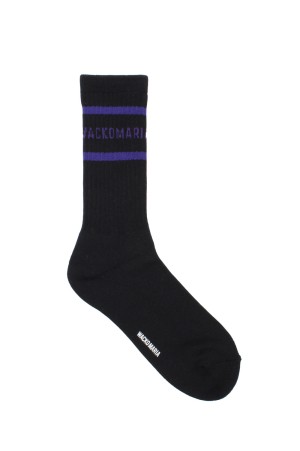 SKATER SOCKS ( TYPE-2 ) / BLACK-NAVY (26SS-WMA-SO02)