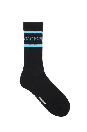 SKATER SOCKS ( TYPE-2 ) / BLACK-BLUE (26SS-WMA-SO02)