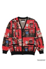 JEAN-MICHEL BASQUIAT / CARDIGAN ( TYPE-2 ) / ONE (BASQUIAT-WM-KN15)