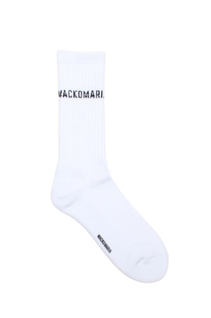 SKATER SOCKS ( TYPE-3 ) / WHITE-BLACK (26SS-WMA-SO03)