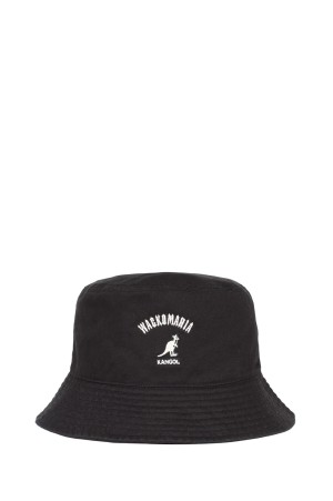 KANGOL / WASHED BUCKET / BLACK (26SS-WMA-HA01)