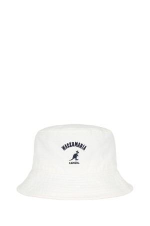 KANGOL / WASHED BUCKET / WHITE (26SS-WMA-HA01)