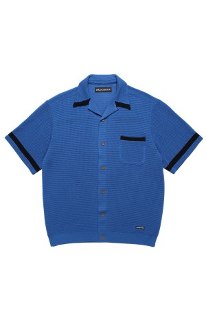 KNIT SHIRT ( TYPE-2 ) / BROWN (26SS-WMK-KN02)