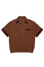 KNIT SHIRT ( TYPE-2 ) / BROWN (26SS-WMK-KN02)
