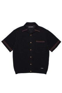 KNIT SHIRT ( TYPE-2 ) / BLACK (26SS-WMK-KN02)