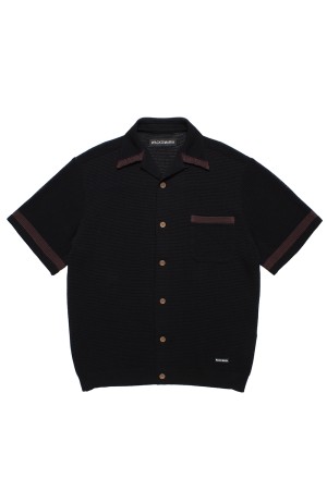 KNIT SHIRT ( TYPE-2 ) / BROWN (26SS-WMK-KN02)