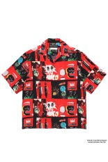JEAN-MICHEL BASQUIAT / S/S HAWAIIAN SHIRT ( TYPE-2 ) / ONE (BASQUIAT-WM-HI26)