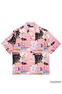 JEAN-MICHEL BASQUIAT / S/S HAWAIIAN SHIRT ( TYPE-3 ) / ONE (BASQUIAT-WM-HI27)