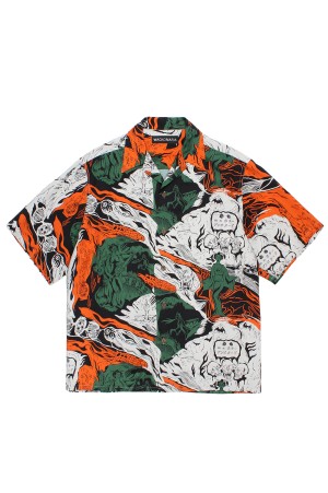 HAWAIIAN SHIRT S/S ( TYPE-1 ) / GRAY (26SS-WMS-HI01)