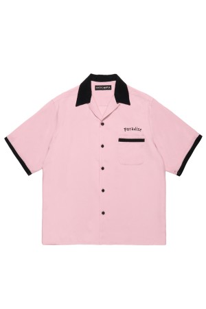 SWITCHING SHIRT S/S ( TYPE-2 ) / PINK (26SS-WMS-OC08)