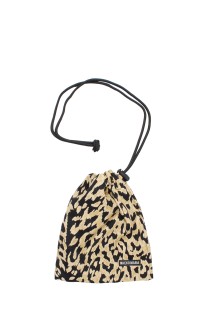 LEOPARD SHOULDER POUCH / BROWN (26SS-WMA-BG19)