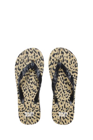 HAYN / LEOPARD BEACH SANDALS / BROWN (WMGP-HAYN-BS19)