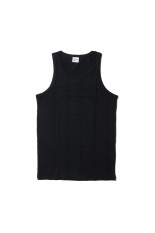 Panel Ribbed Tanktop - BLACK (110C)