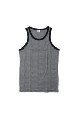 Panel Ribbed Tanktop - BLACK-W3 (110C)