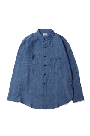 Y1942 CHAMBRAY SHIRT - INDIGO (602-261-01)