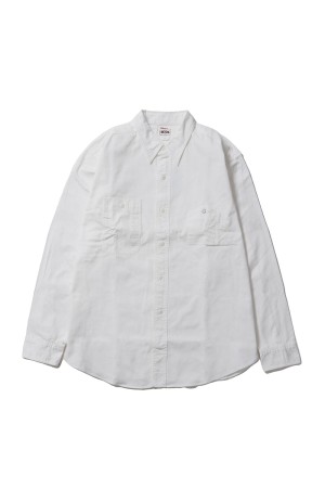 Y1943 L/W HBT SHIRT - WHITE (602-261-02)