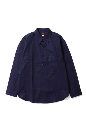 Y1944 HBT SHIRT - NAVY (602-261-03)