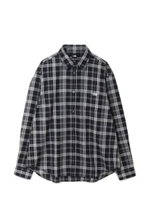 L/S FD Check Shirt - Black Check (NR12630)