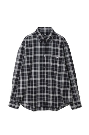 L/S FD Check Shirt - Black Check (NR12630)