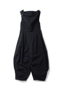 Draped Balloon Jump Suit - BLACK (31261266101)