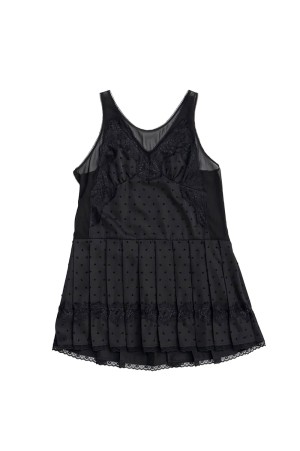 Pleated Tunic Dress - BLACK (31261266102)