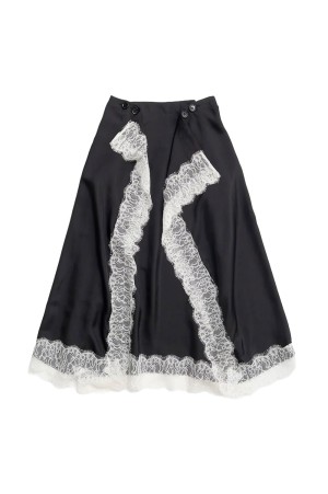 Lace Symmetry One Piece - BLACK (31261266201)