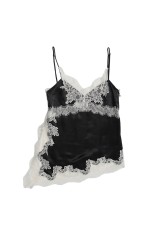 Asymmetry Lace Camisole - BLACK (31261315604)