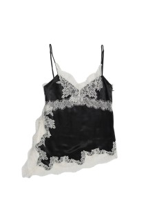 Asymmetry Lace Camisole - BLACK (31261315604)