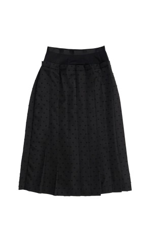 Box Pleated Skirt - BLACK (31261516102)