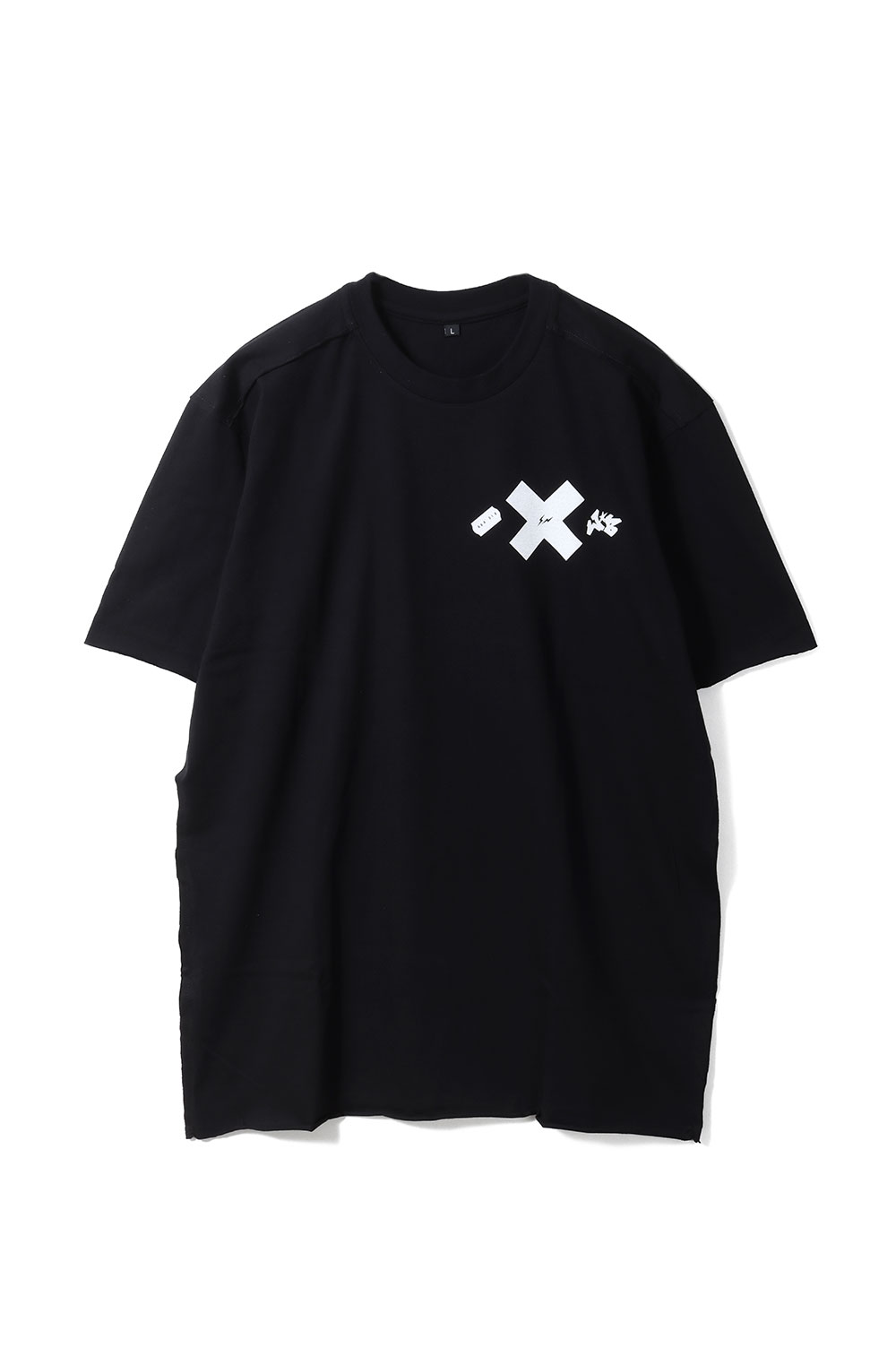 WILD BUNCH×AKA SIX×FRAGMENT / T-SHIRT - LOGOS / BLACK×WHITE