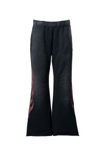 CRAYON FLAME  Bootcut Sweat Pants - BLACK (G16PT069)