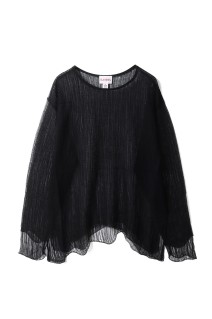 Layered Sheer Knit - BLACK (G16PO065)