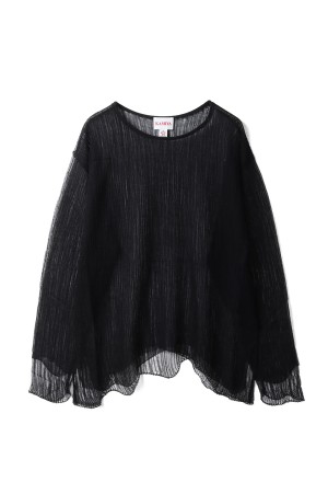 Layered Sheer Knit - BLACK (G16PO065)
