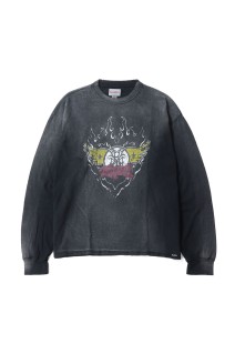 FLAME AERO-KMY L/S Tee - BLACK (G16LT084)