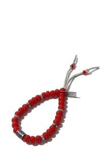 KMY Glass Beaded Bracelet - RED (G16AC215)