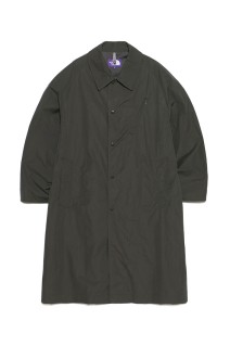 Brushed Weather Field Soutien Collar Coat - Asphalt Gray (N26SB017)