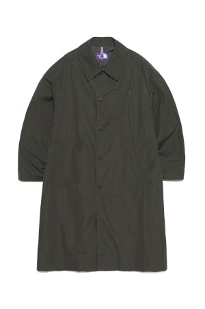 Brushed Weather Field Soutien Collar Coat - Asphalt Gray (N26SB017)