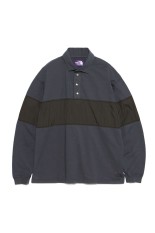 Garment Dyed Field Rugby Shirt - Charcoal (N26SH026)
