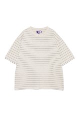 Garment Dyed Jacquard Field Tee - Stone (N26SH039)