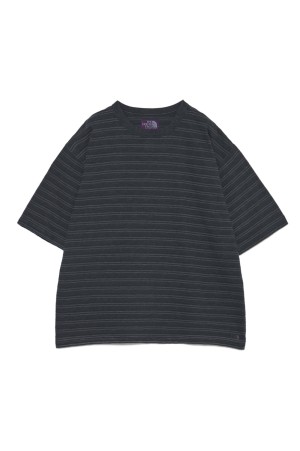 Garment Dyed Jacquard Field Tee - Asphalt Gray (N26SH039)