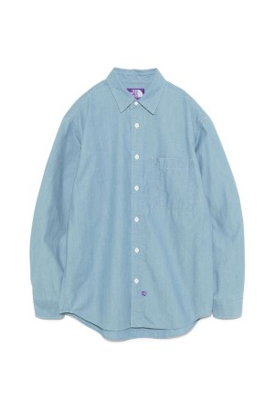 Regular Collar Chambray Field Shirt - Indigo (N25FG061)