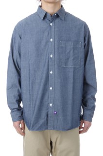 Regular Collar Chambray Field Shirt - Indigo (N25FG061)