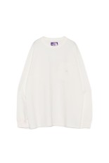8oz Field Long Sleeve Pocket Tee - Off White (N25FT063)