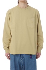 8oz Field Long Sleeve Pocket Tee - Light Khaki (N25FT063)
