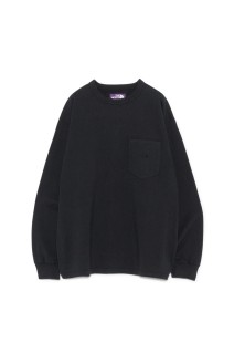8oz Field Long Sleeve Pocket Tee - Black (N25FT063)