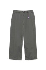 Chino Wide Straight Field Pants - Asphalt Gray (N25SC093)
